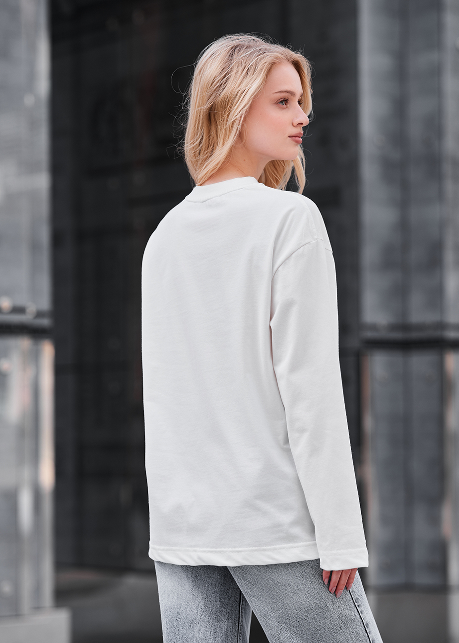 Longsleeve Staff os white