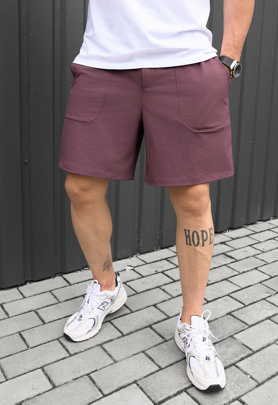 Spodenki Staff mac purple bordo