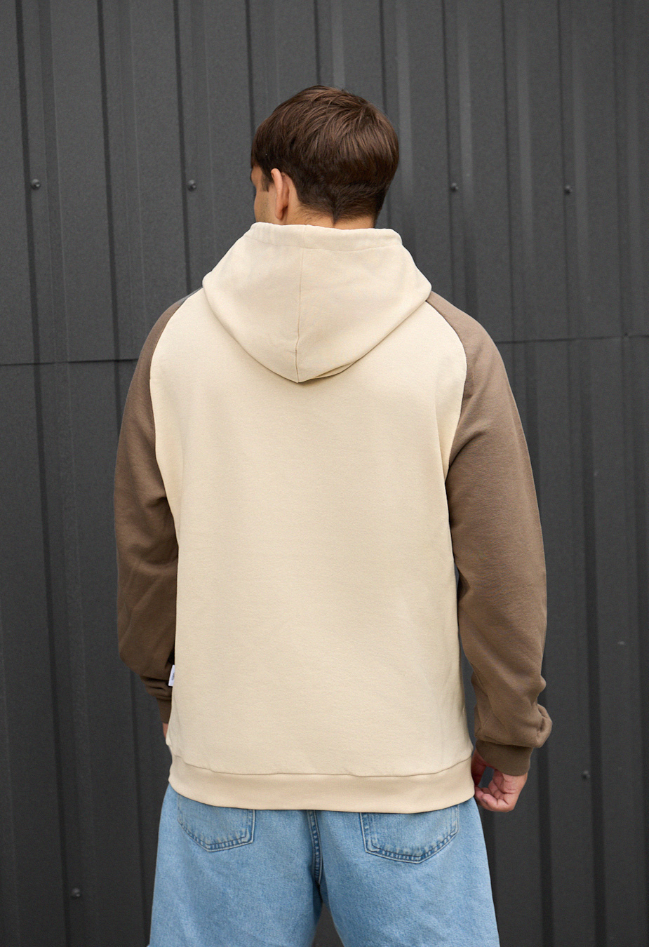 Bluza Staff milk & brown oversize