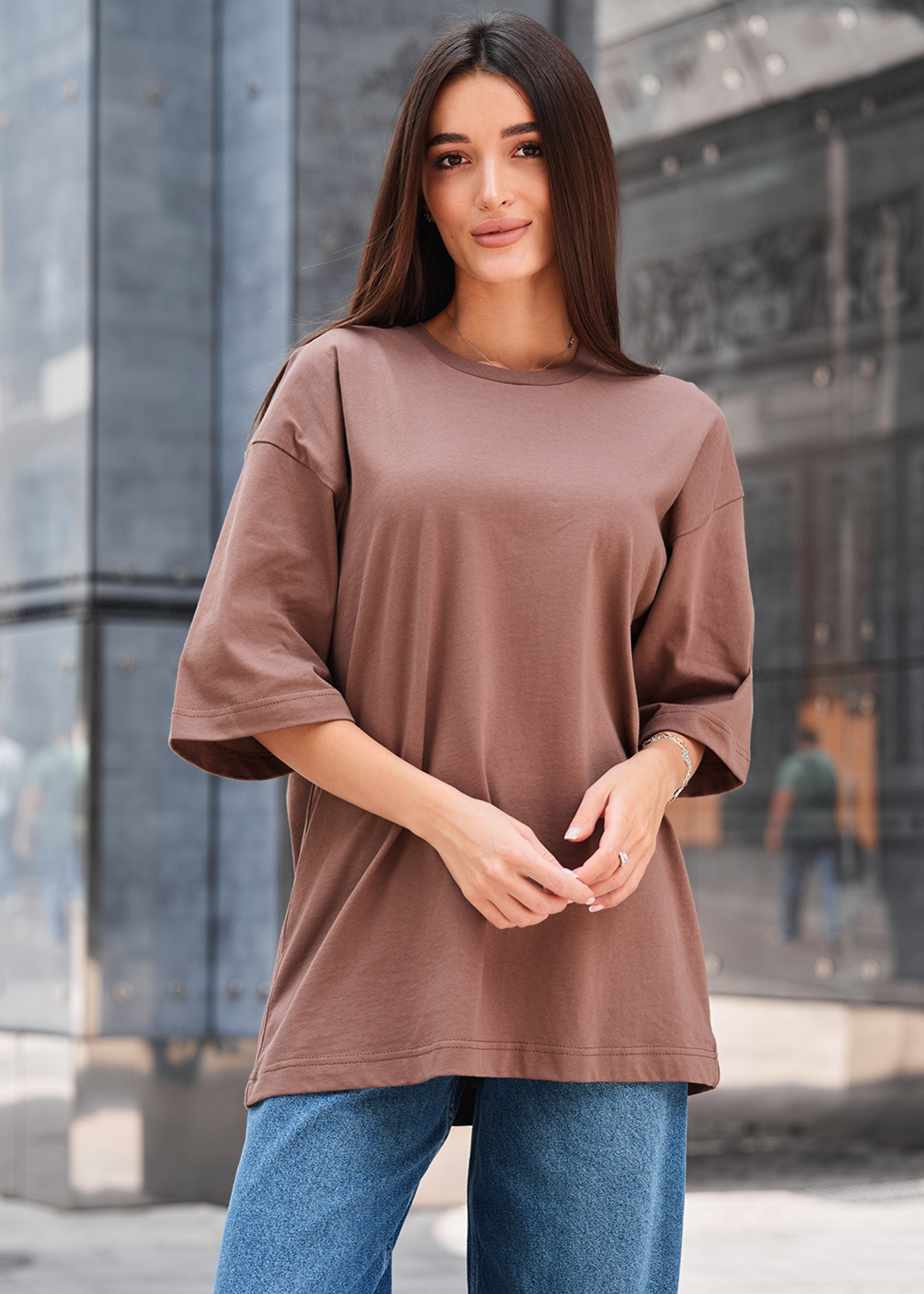 Koszulka Staff ri brown oversize