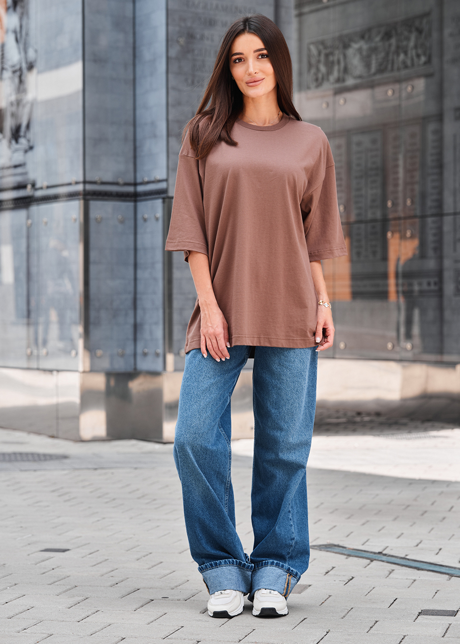 Koszulka Staff ri brown oversize
