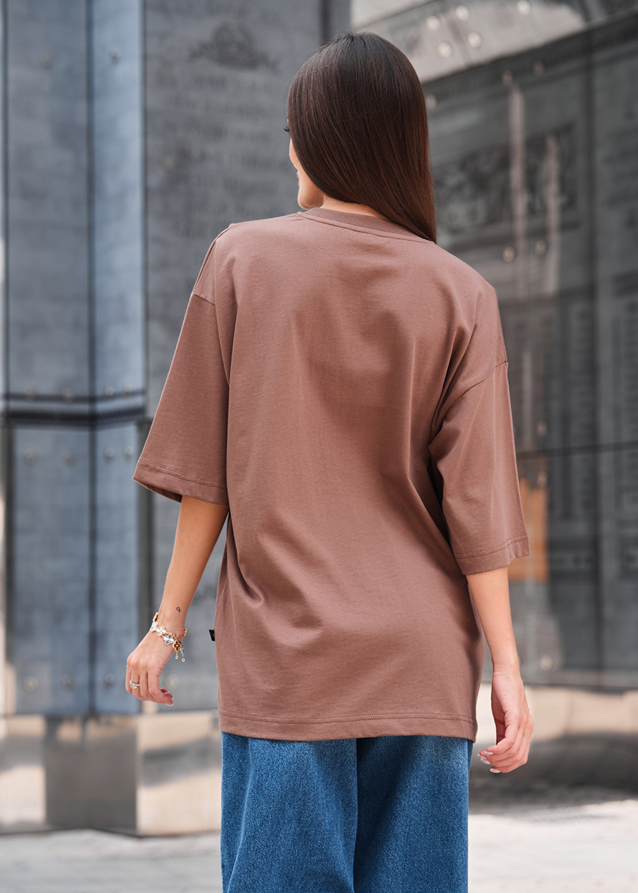Koszulka Staff ri brown oversize
