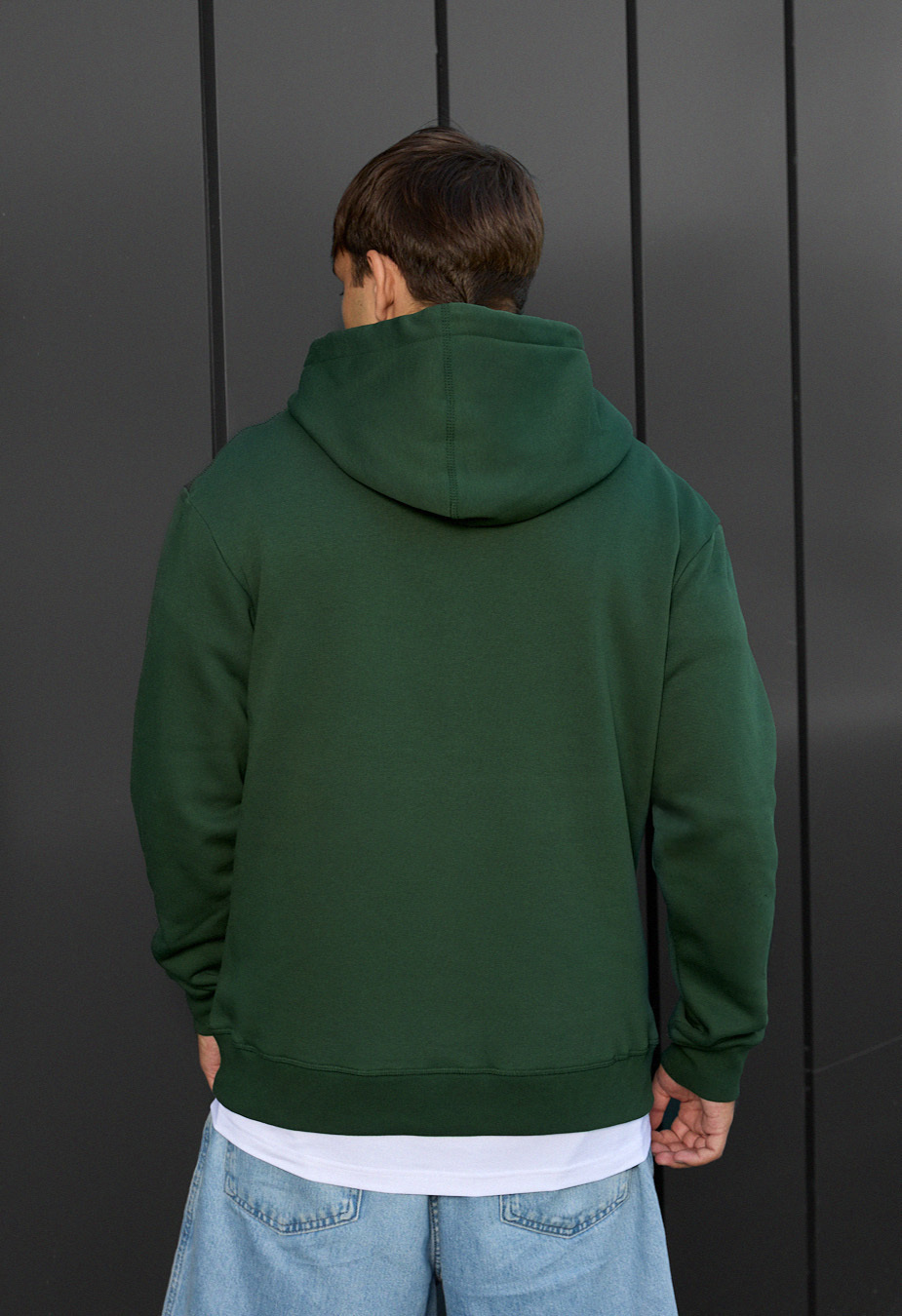 Bluza Staff green basic fleece