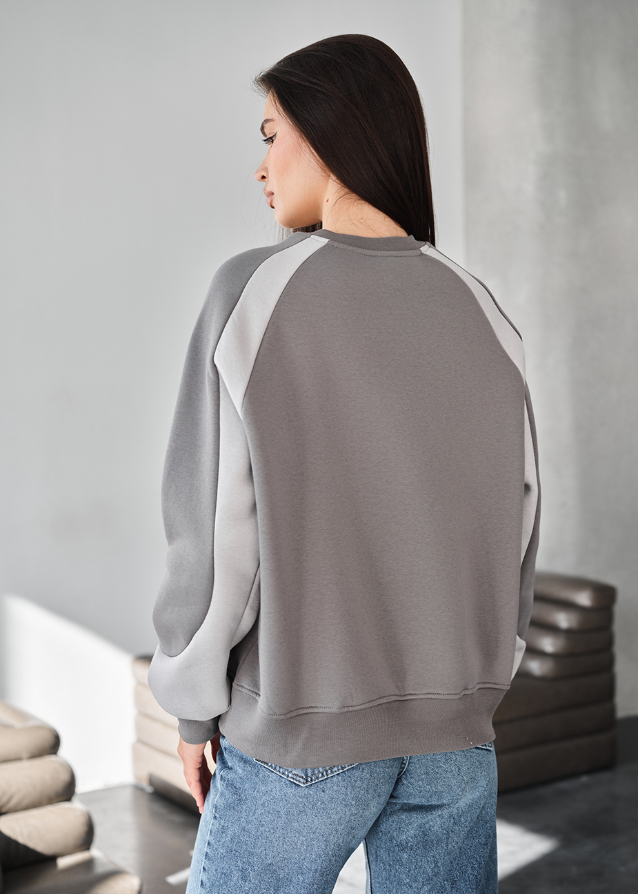 Bluza Staff sim gray oversize fleece