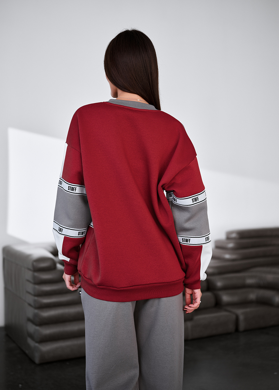 Bluza Staff girl boss 1 oversize fleece