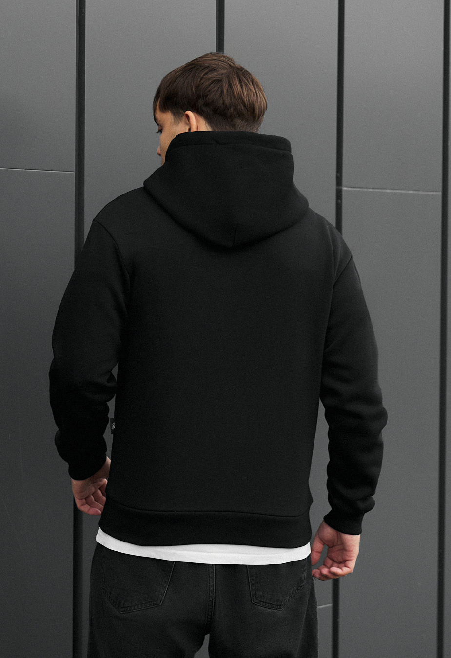 Bluza Staff black logo fleece