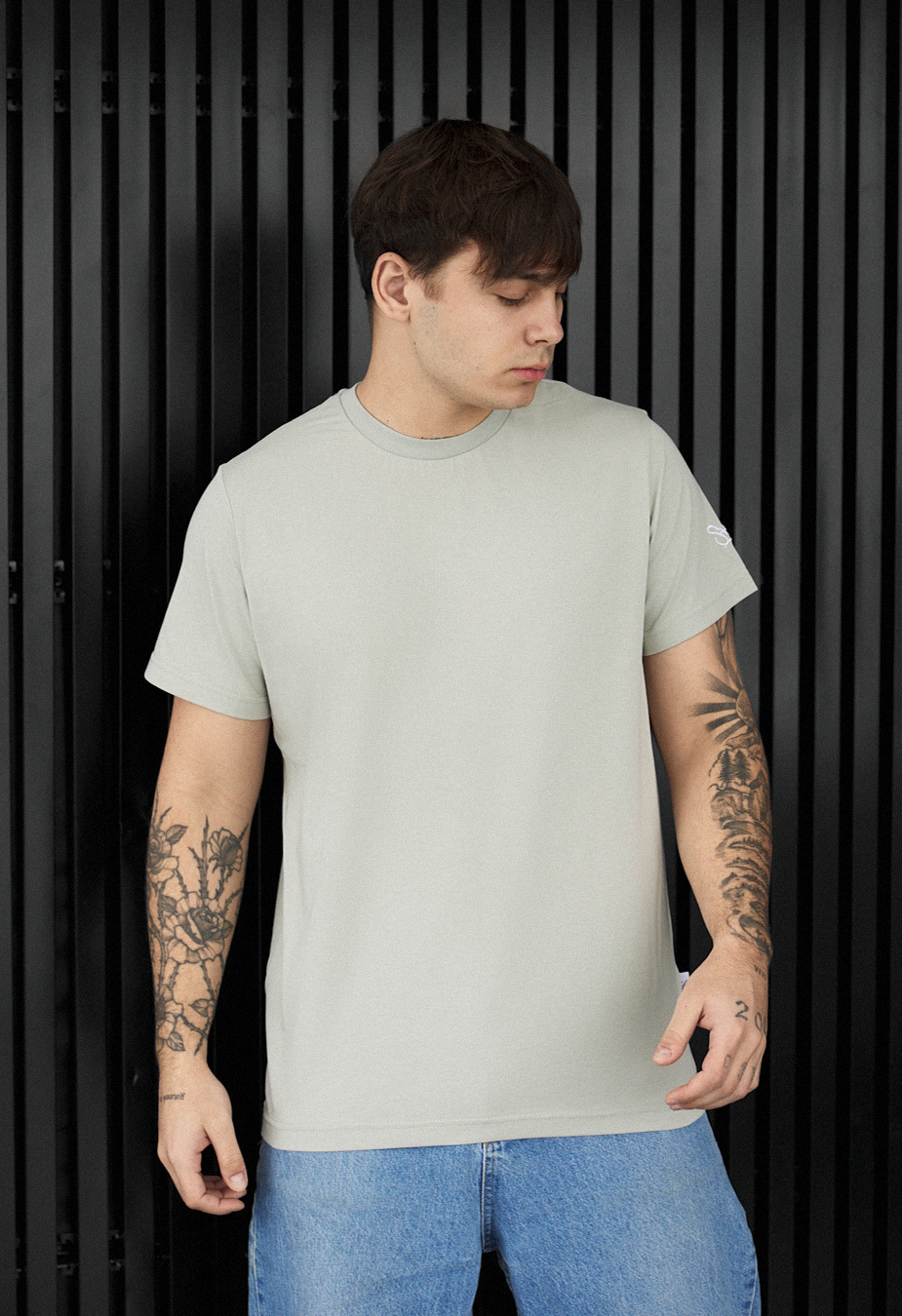 Koszulka Staff pi gray olive logo