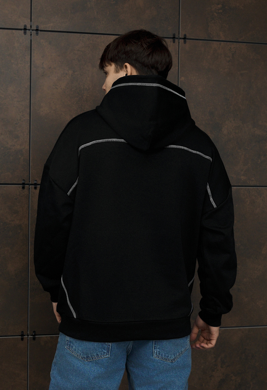 Bluza Staff logo black oversize