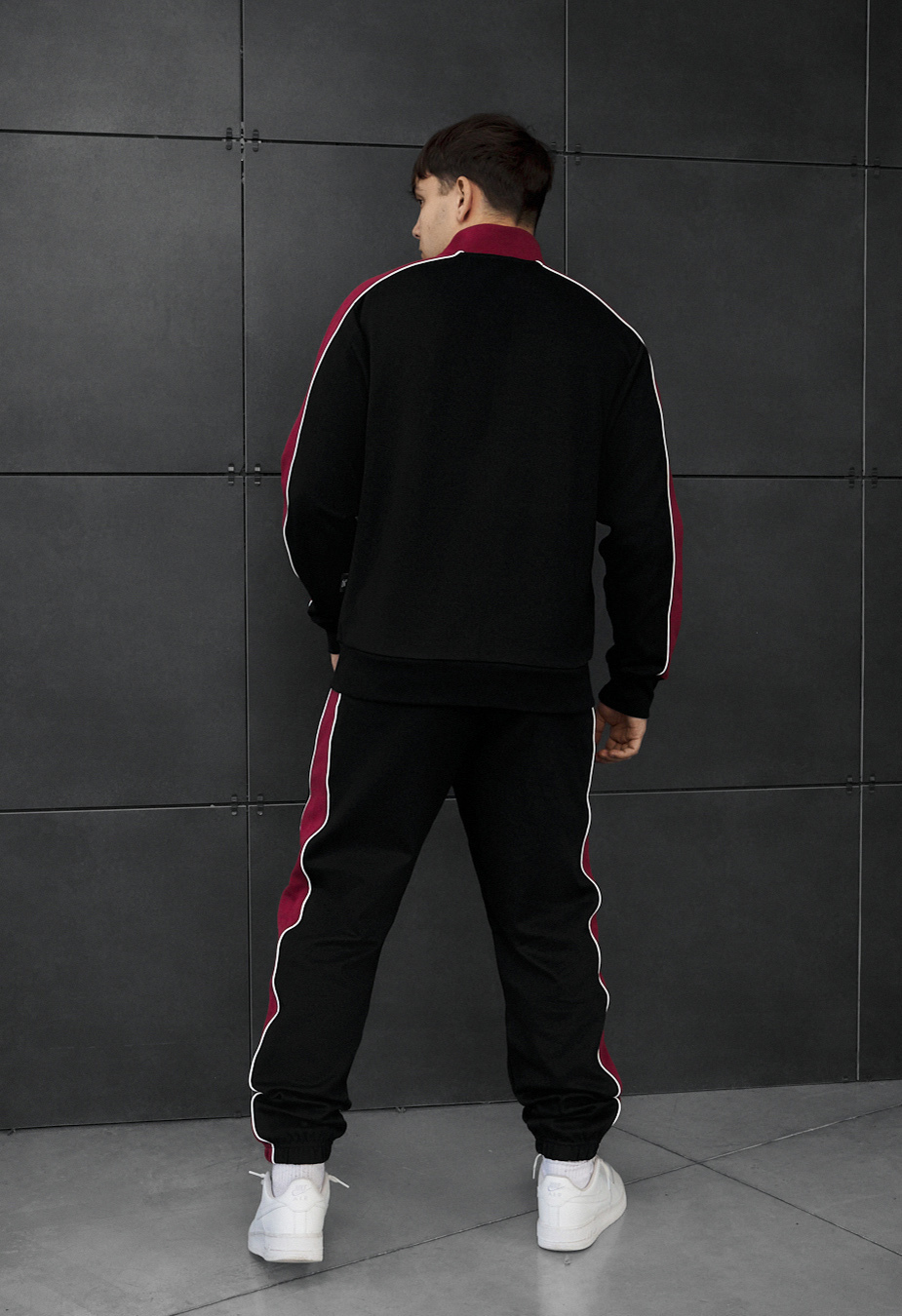 Dres Staff ark black & bordo reflective