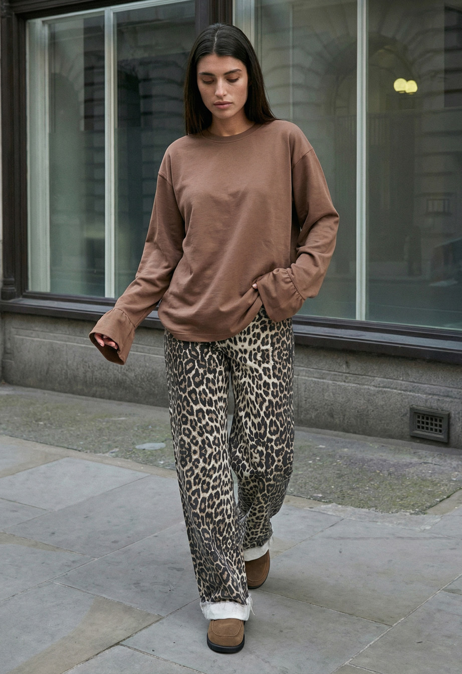 Longsleeve Staff udi brown