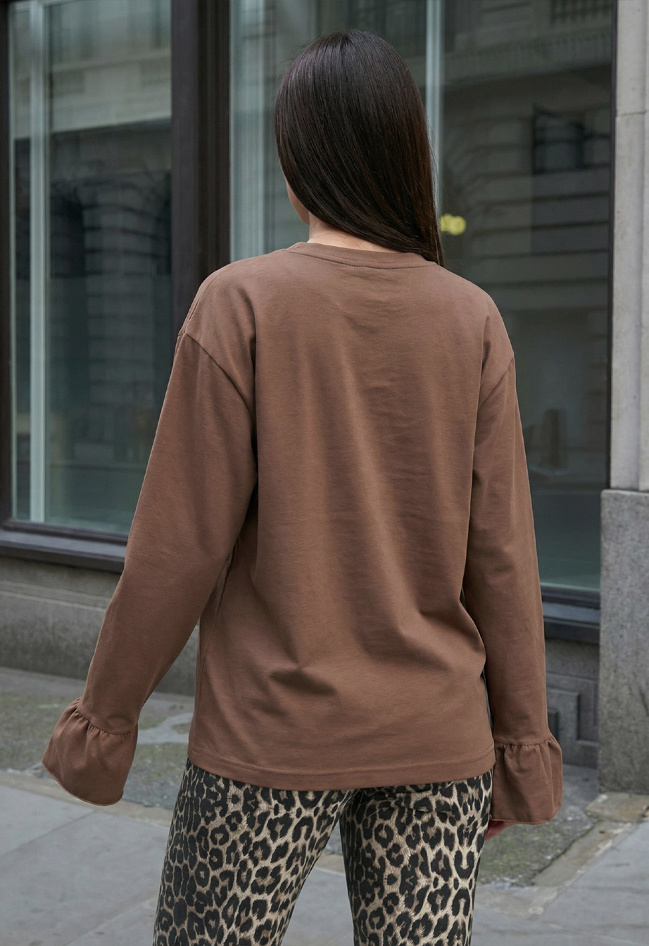 Longsleeve Staff udi brown