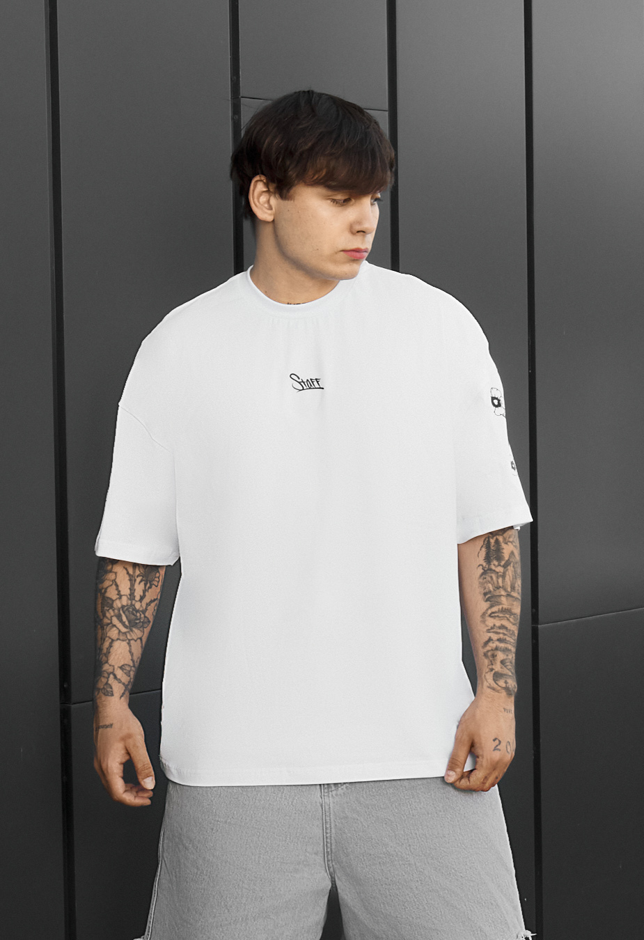 Koszulka Staff logo & birds oversize