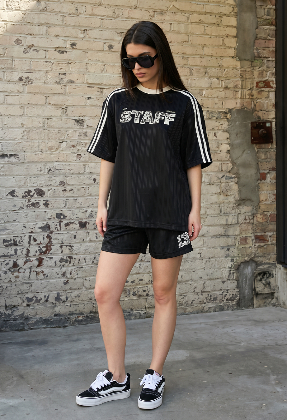 Komplet koszulka + spodenki Staff joy logo black