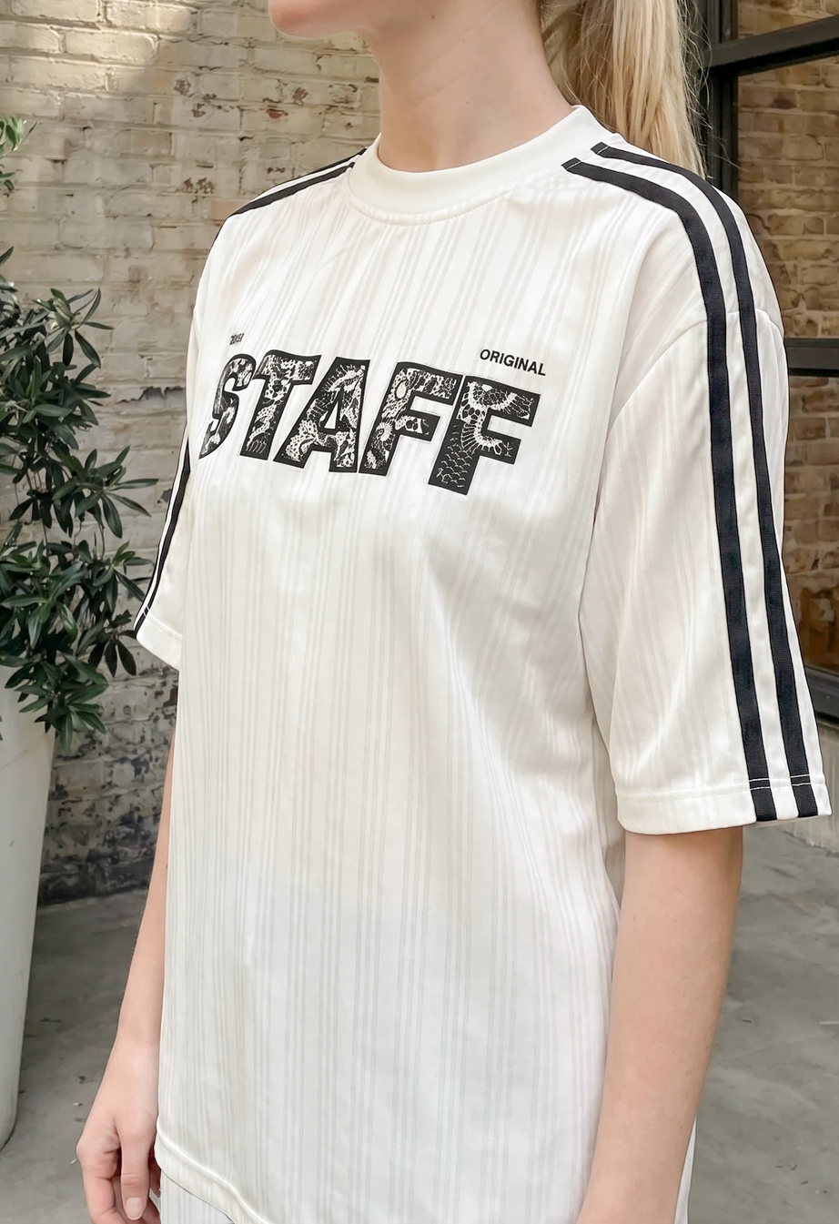 Komplet koszulka + spodenki Staff joy logo white