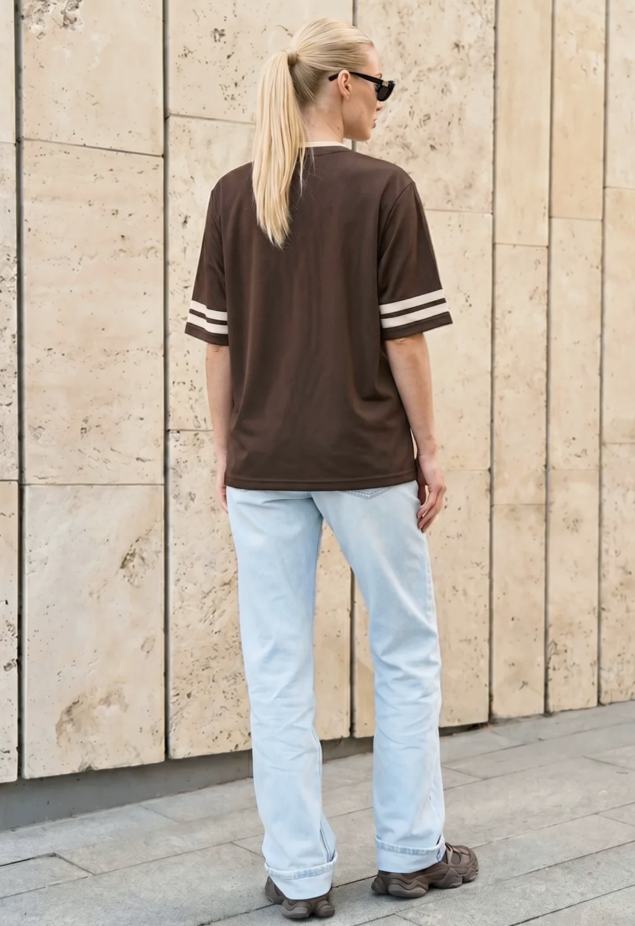 Koszulka Staff original 13 brown oversize