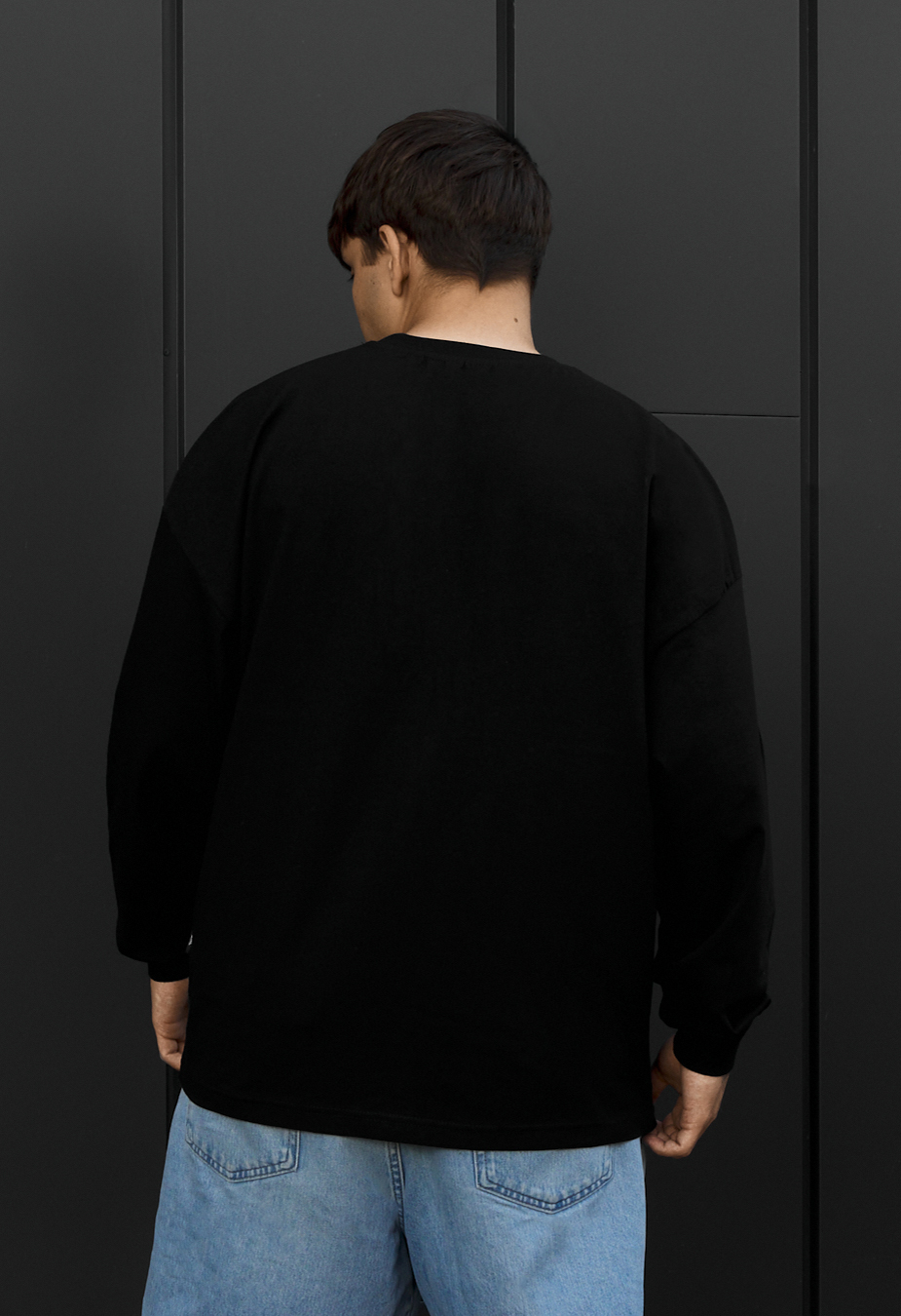 Longsleeve Staff black oversize