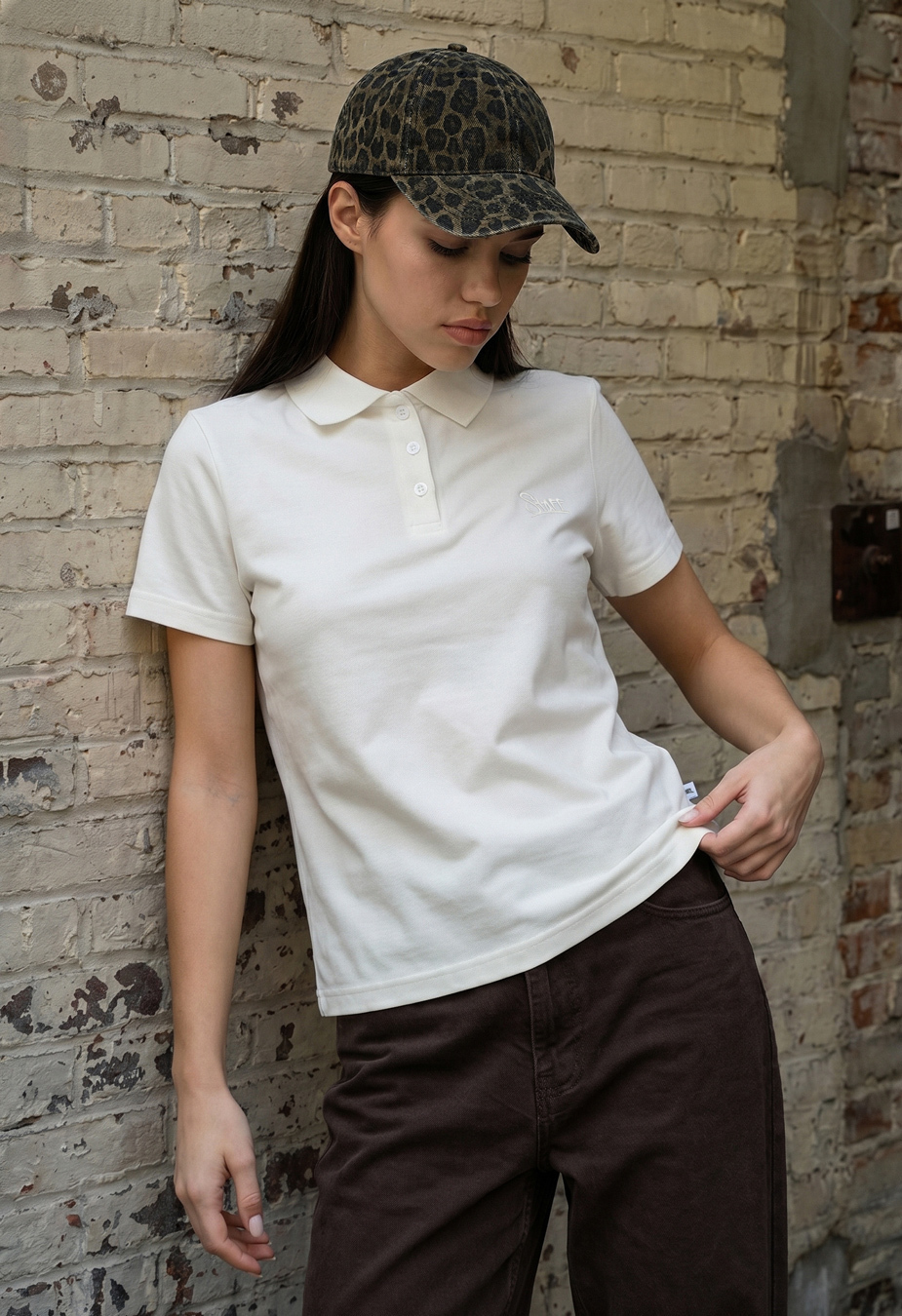 Polo Staff white logo