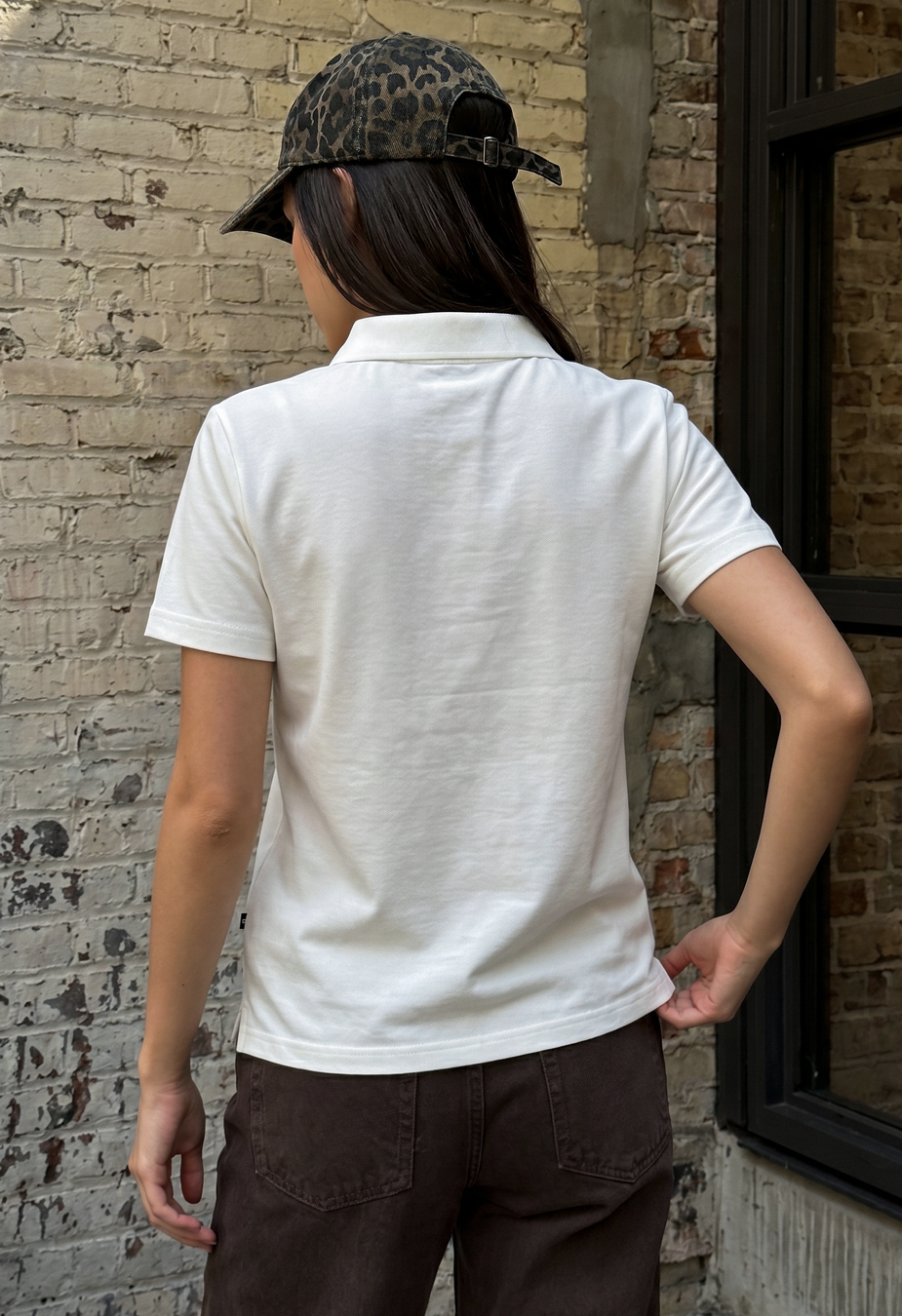 Polo Staff white logo