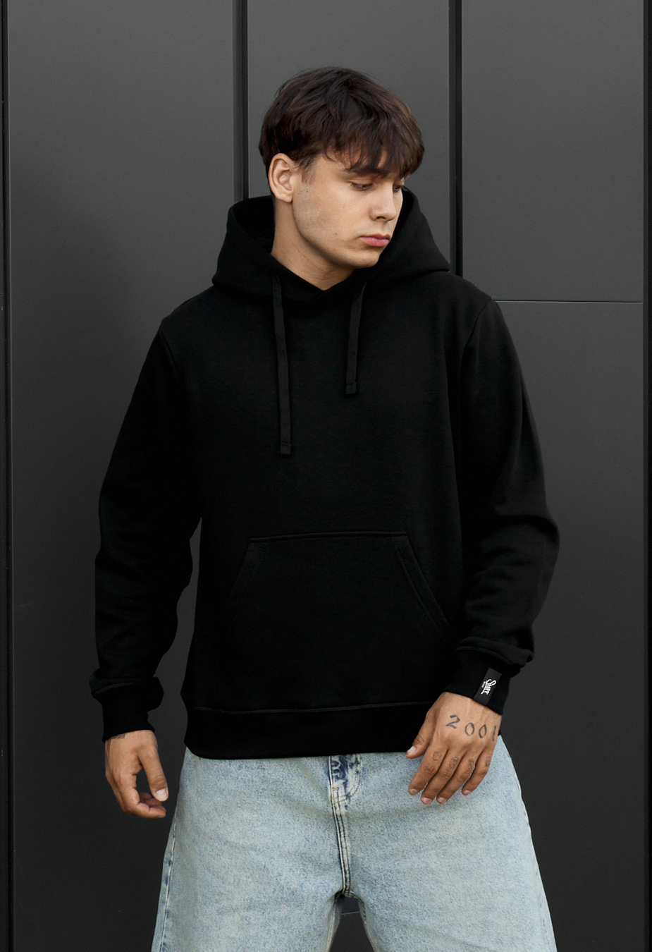 Bluza Staff black basic fleece