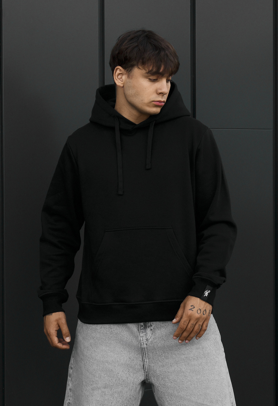 Bluza Staff black basic fleece