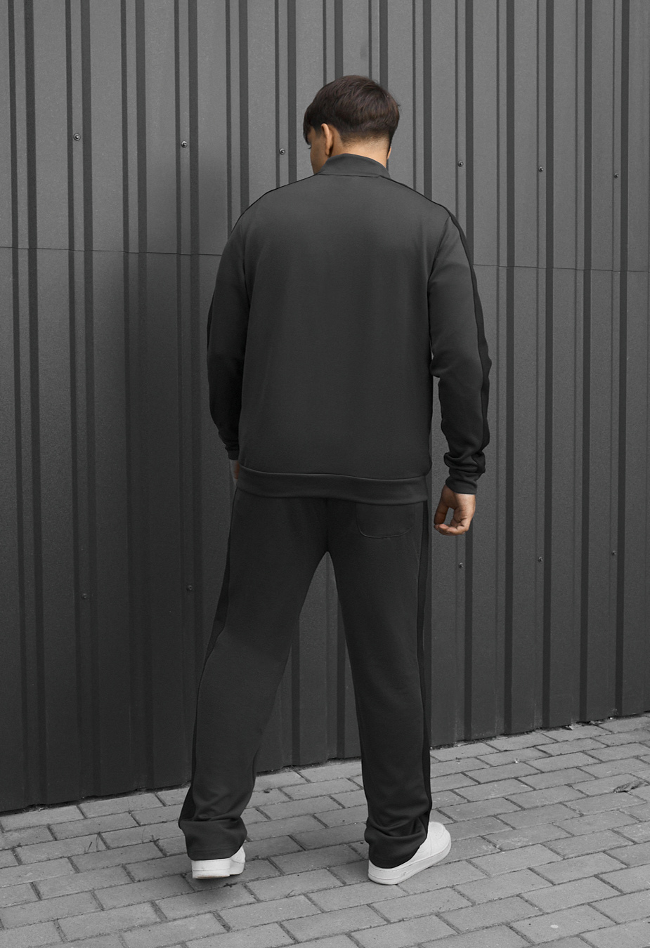 Dres Staff lampas zip logo dark gray