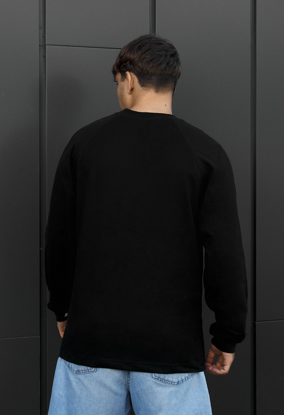 Longsleeve Staff black logo