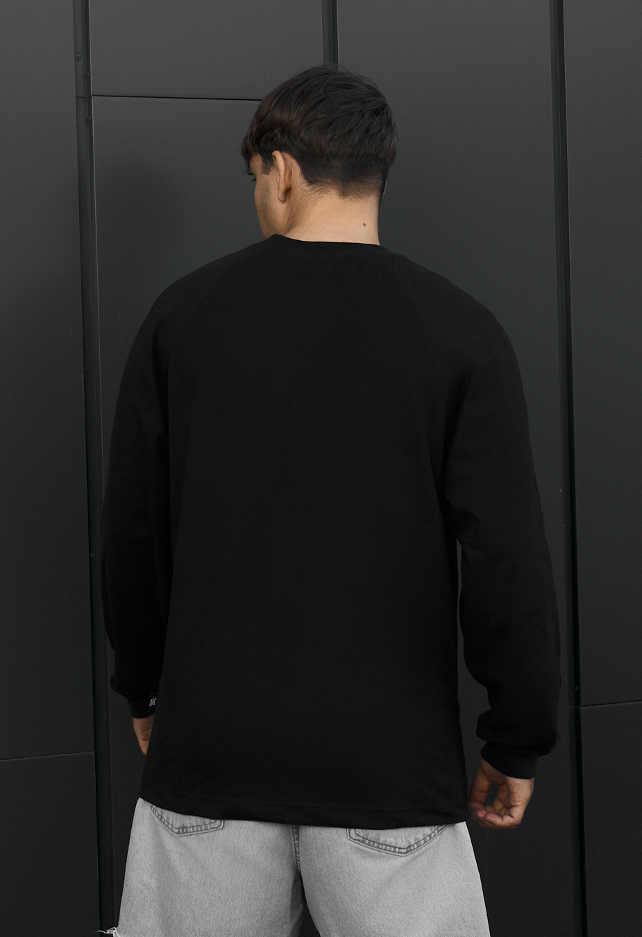 Longsleeve Staff black logo