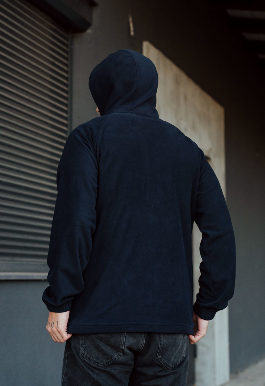 Bluza flisowa Staff black zip
