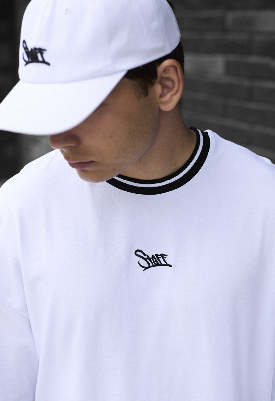 Koszulka Staff white logo oversize