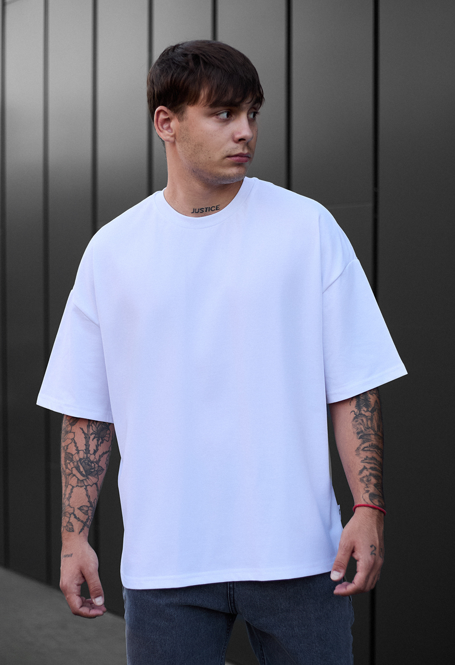 Koszulka Staff white basic oversize