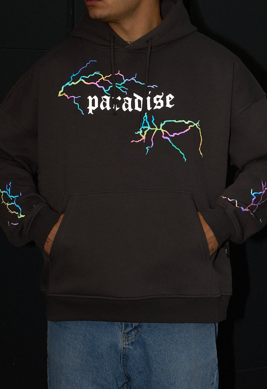 Bluza Staff paradise reflective oversize fleece