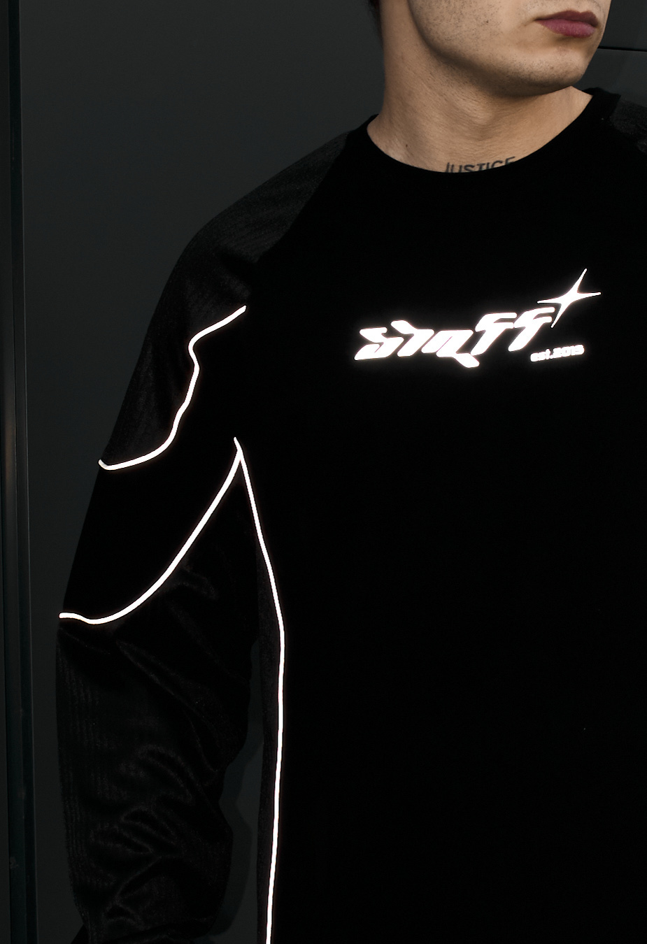 Longsłeeve Staff ten logo reflective