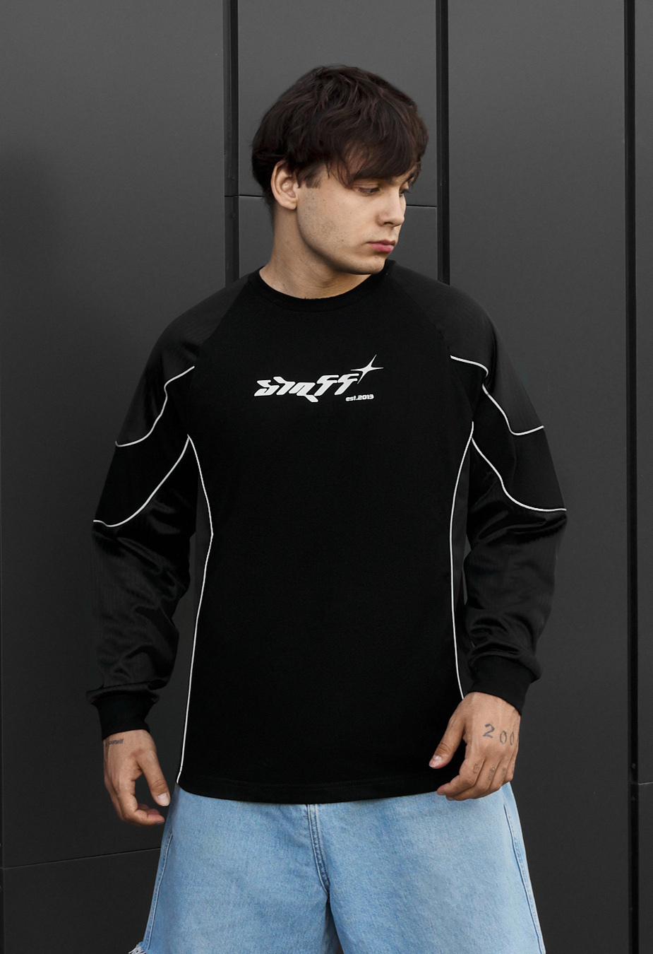 Longsłeeve Staff ten logo reflective