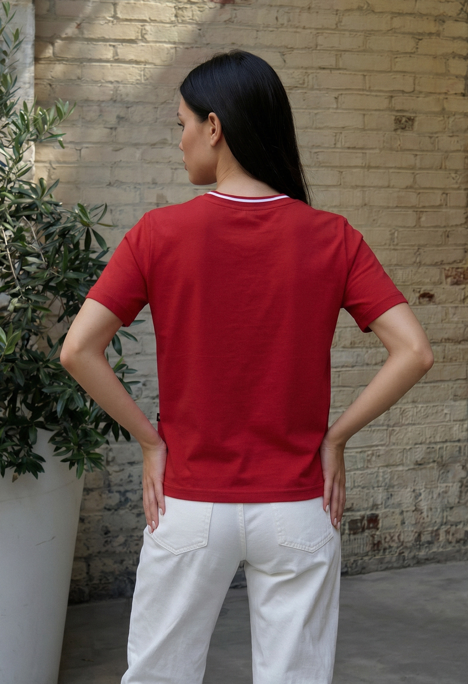Koszulka Staff up logo red
