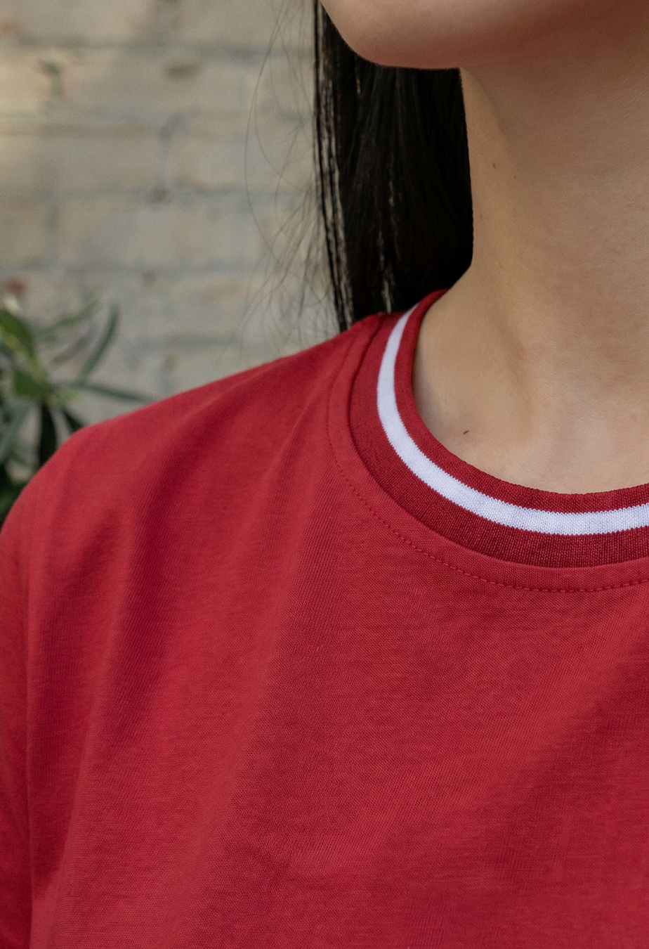 Koszulka Staff up logo red