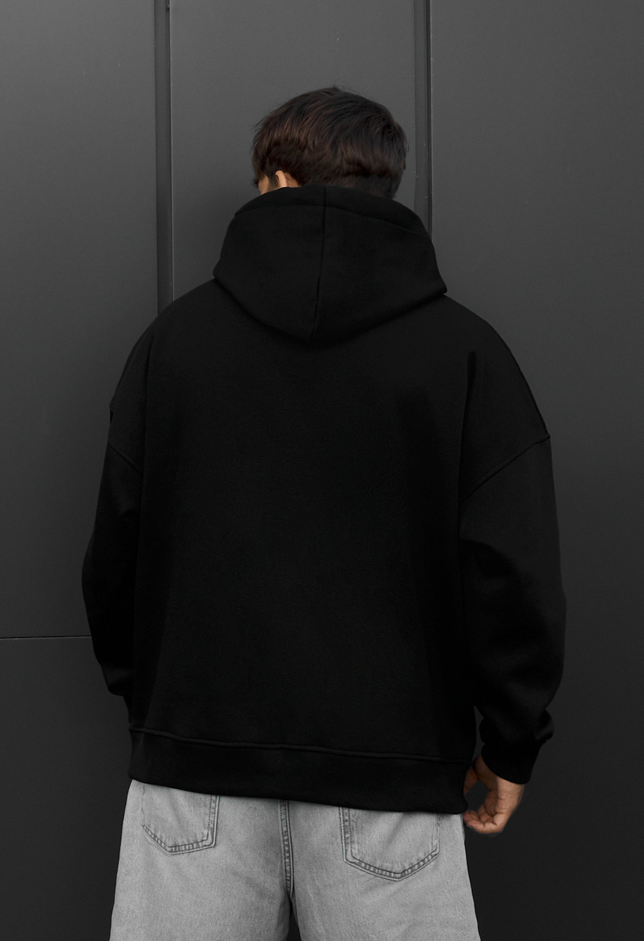 Bluza Худі Staff black oversize fleece