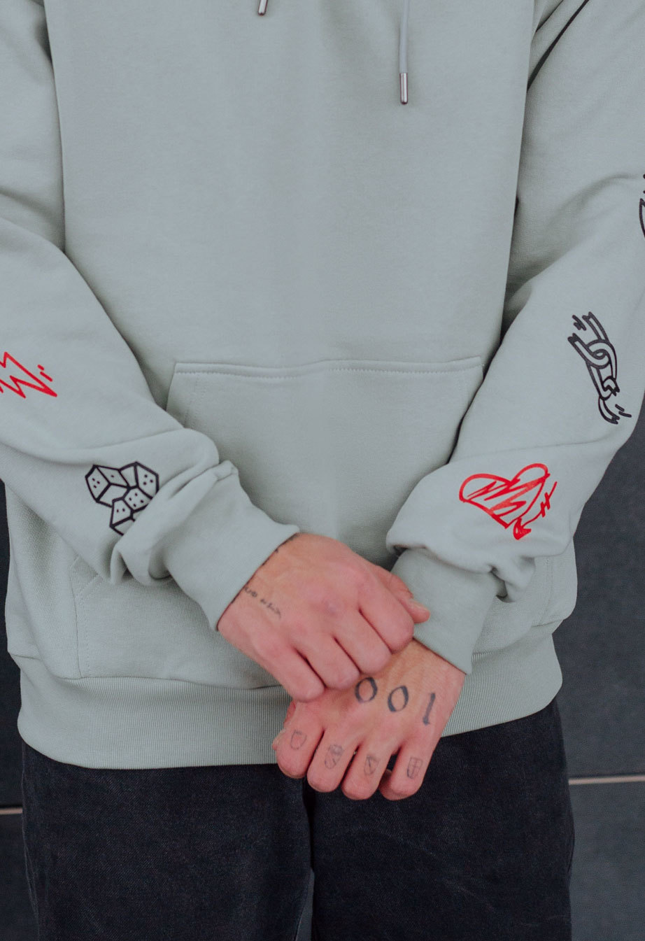 Bluza z kapturem Staff order oversize