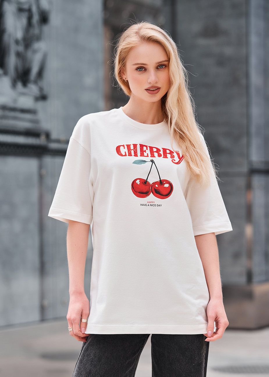 Koszulka Staff cherry oversize