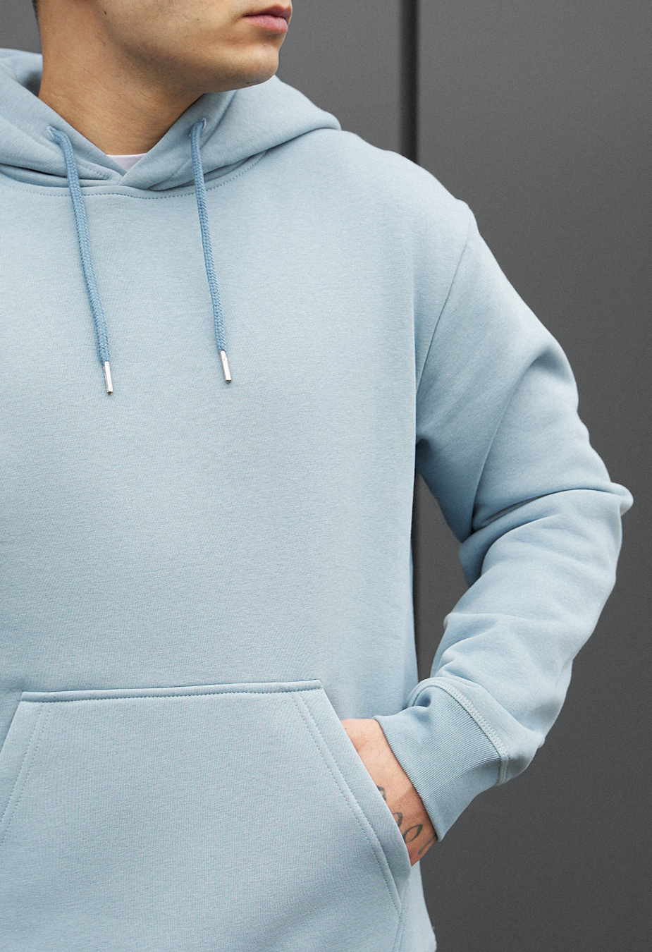 Bluza Staff light blue fleece