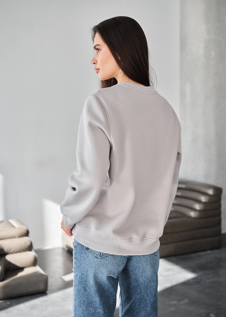 Bluza Staff low light gray fleece