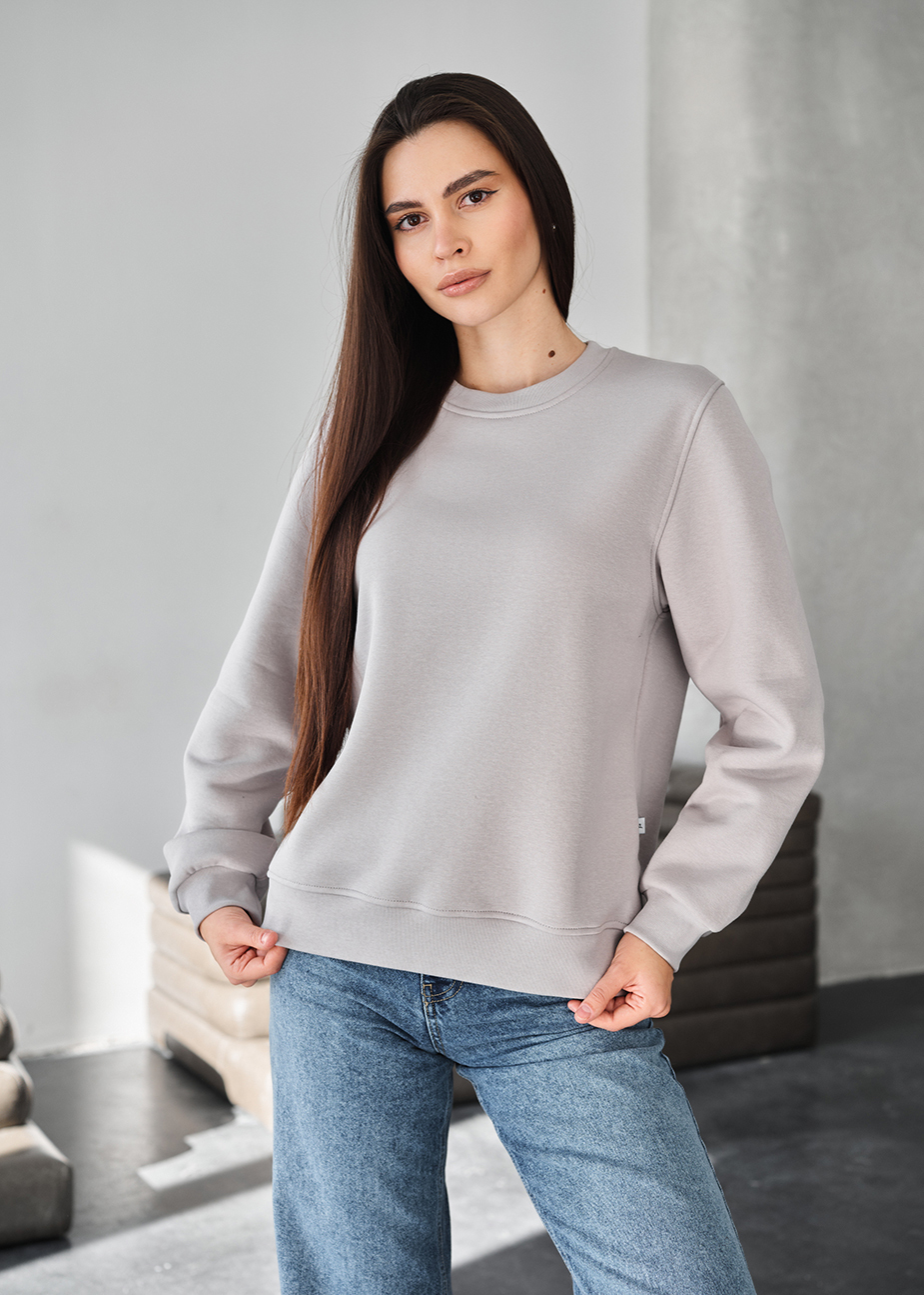 Bluza Staff low light gray fleece