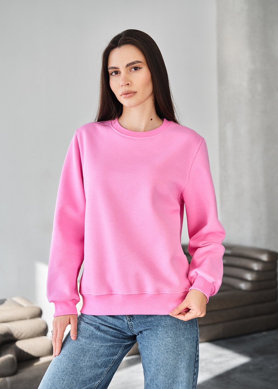 Bluza Staff low pink fleece