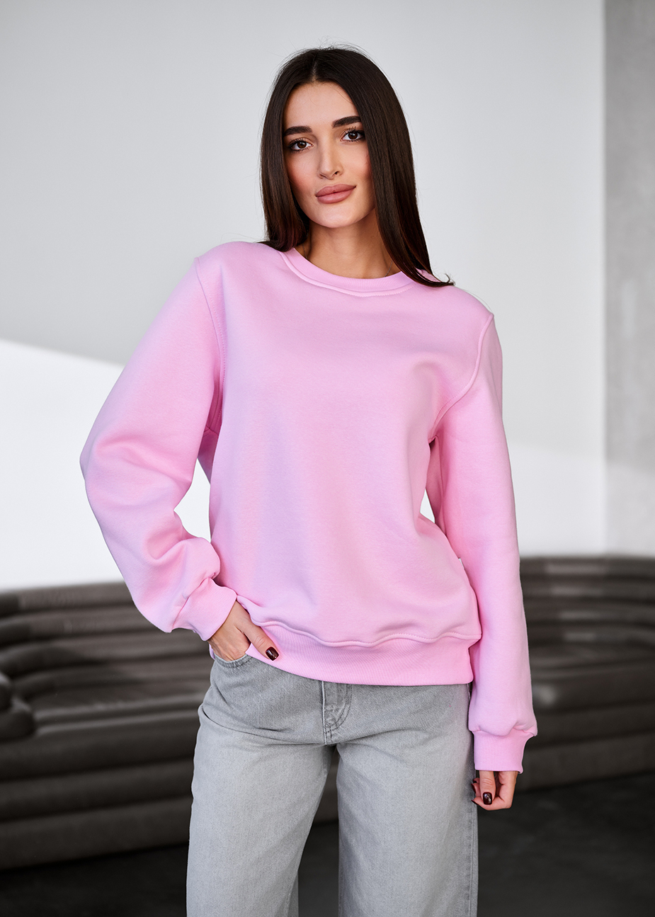 Bluza Staff low rich pink fleece