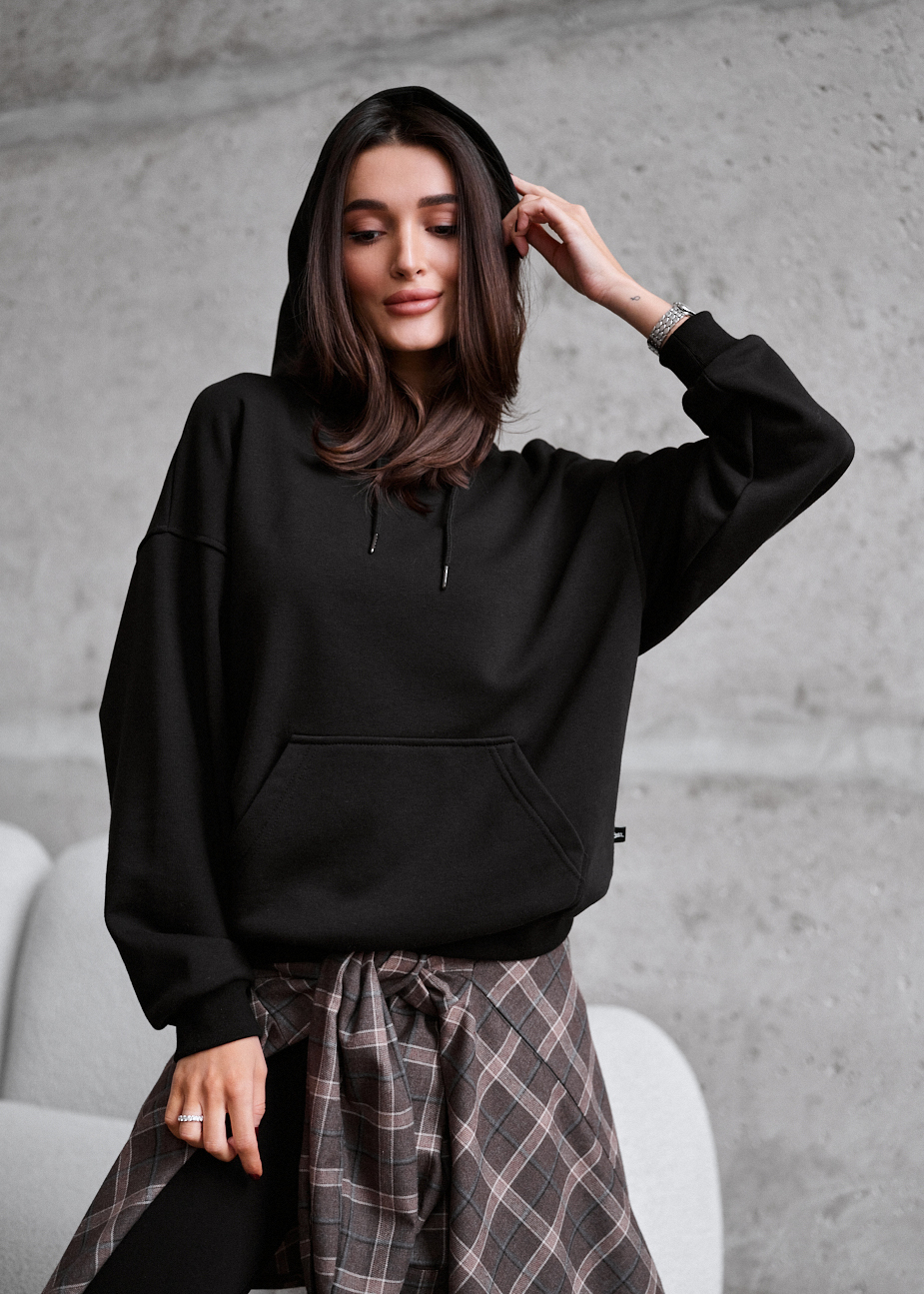 Bluza Staff lav black oversize
