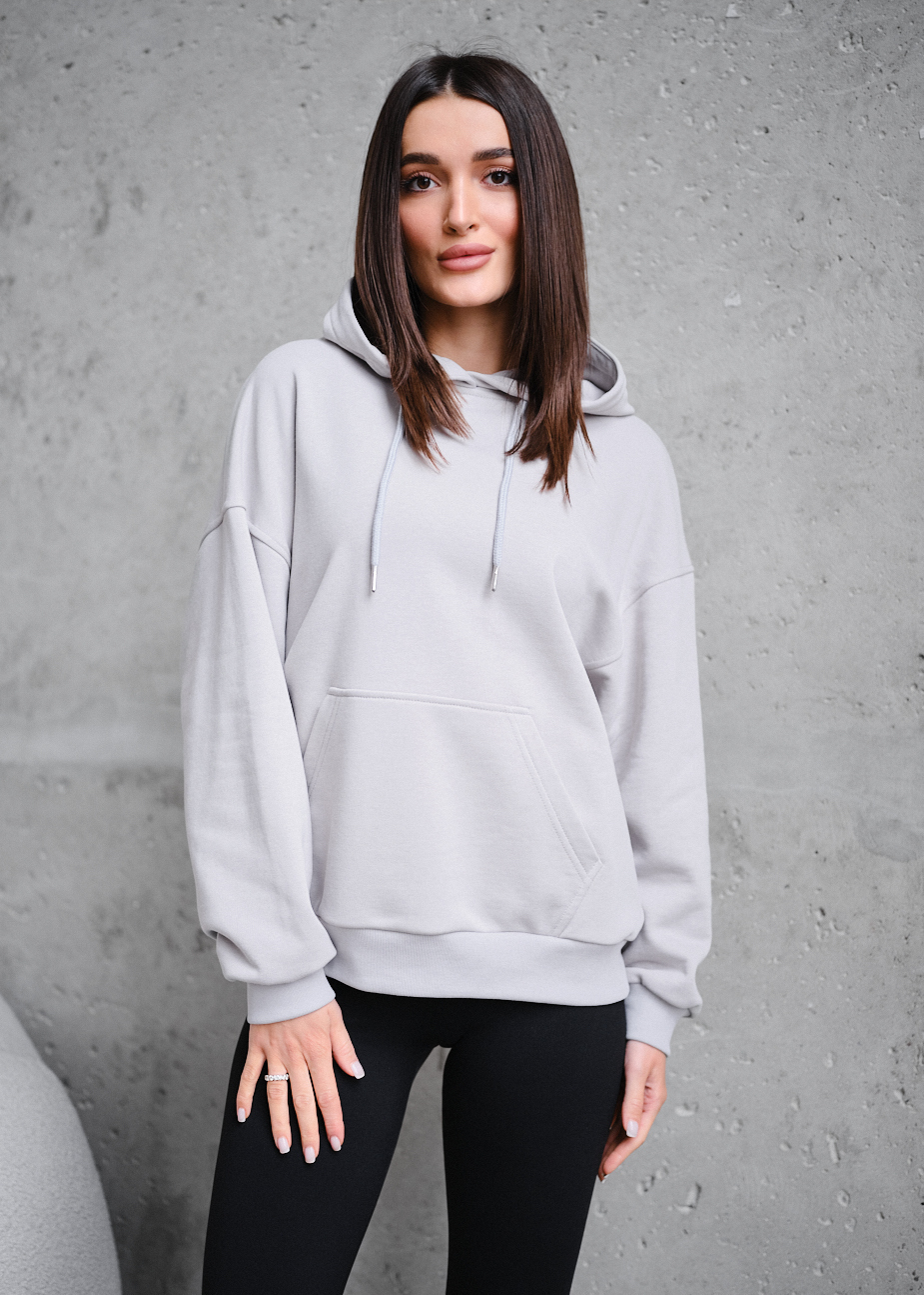 Bluza Staff lav light gray oversize