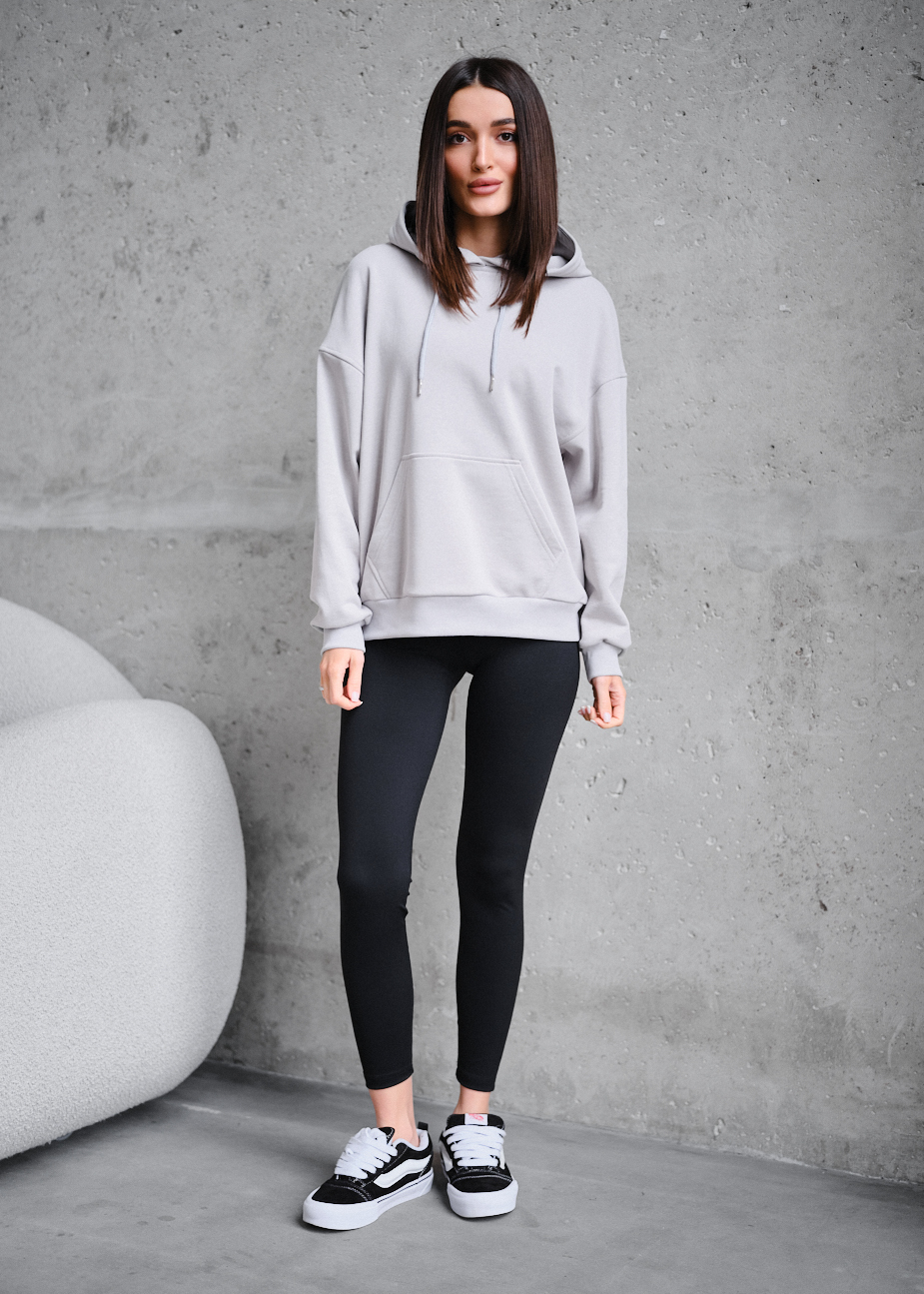 Bluza Staff lav light gray oversize