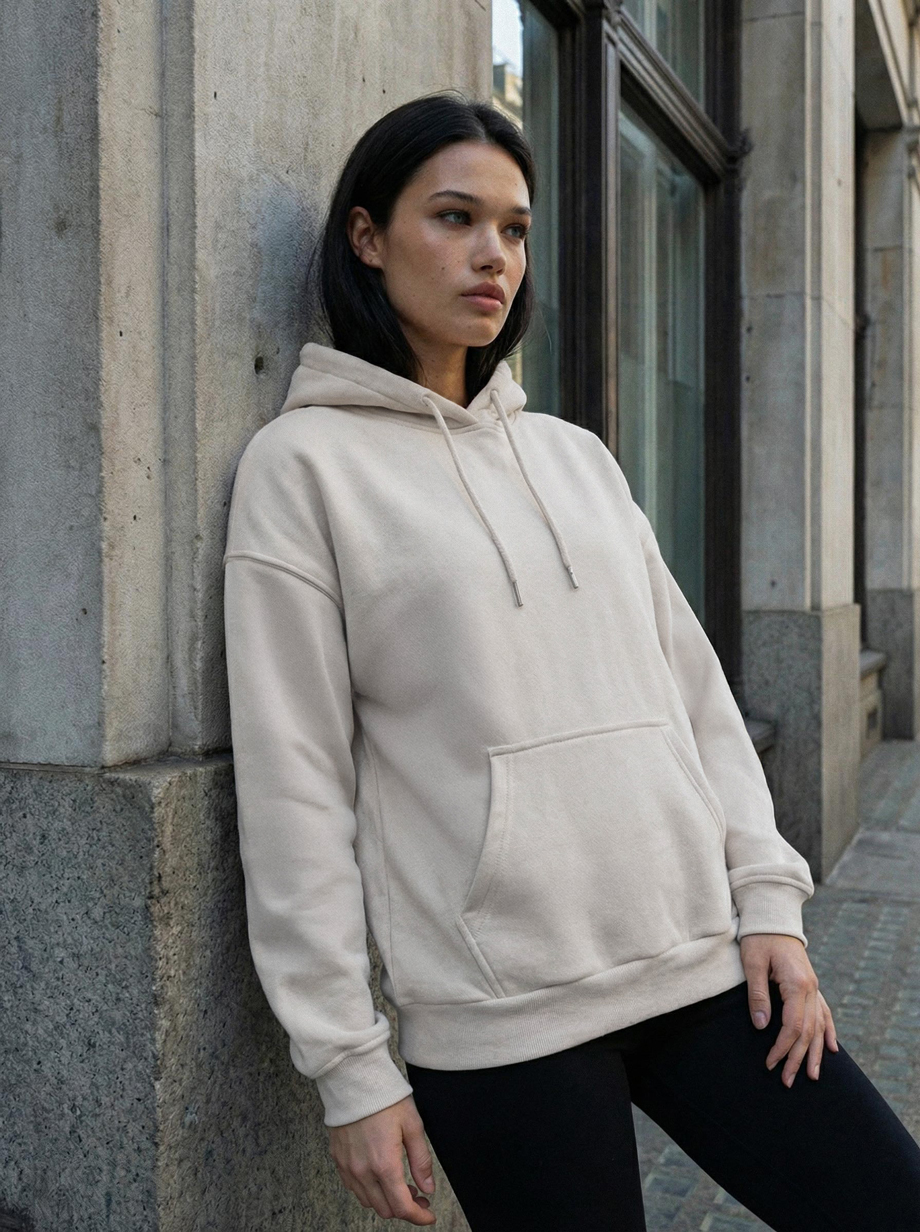 Bluza Staff lav light beige oversize