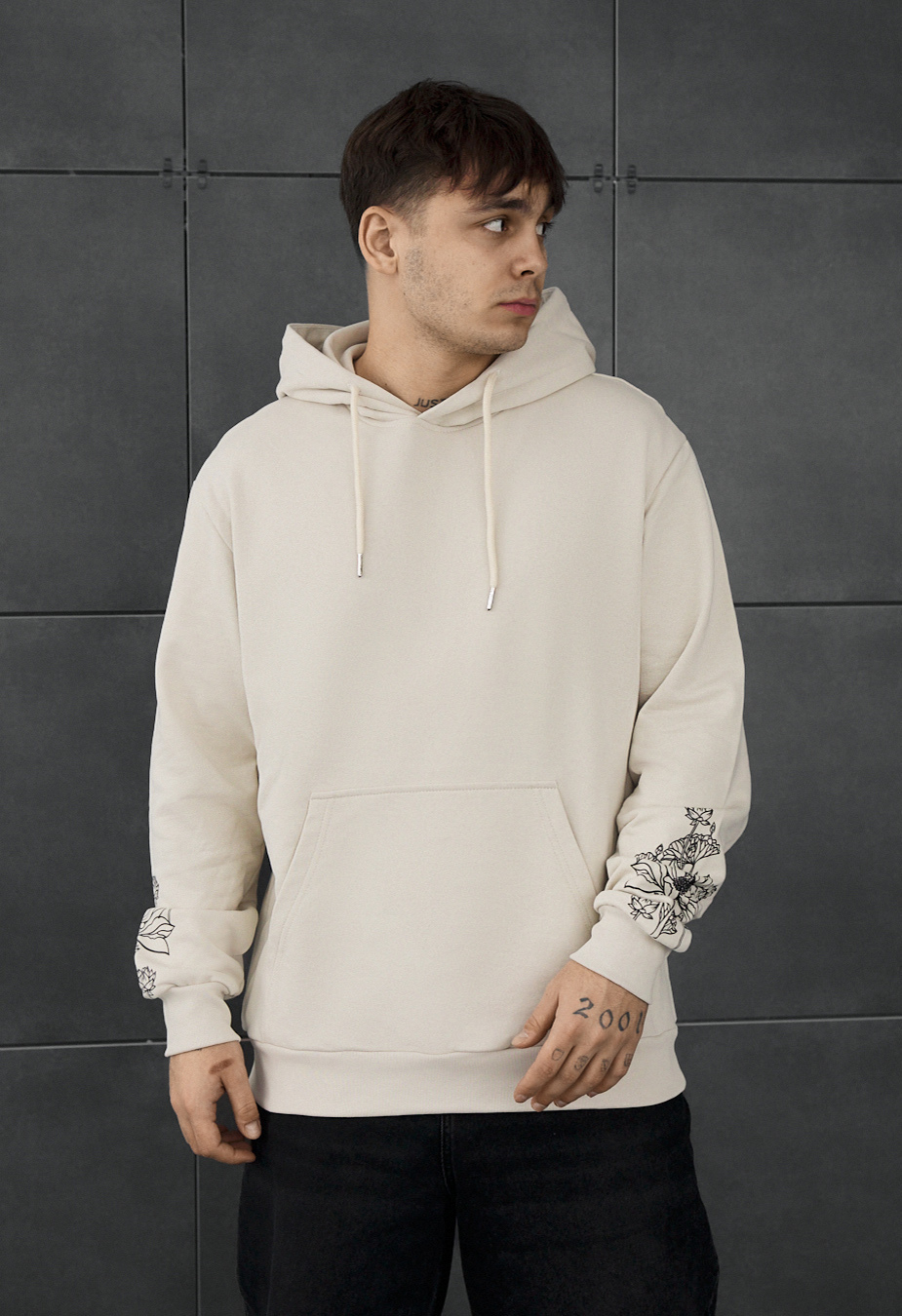 Bluza Staff snake & flowers oversize