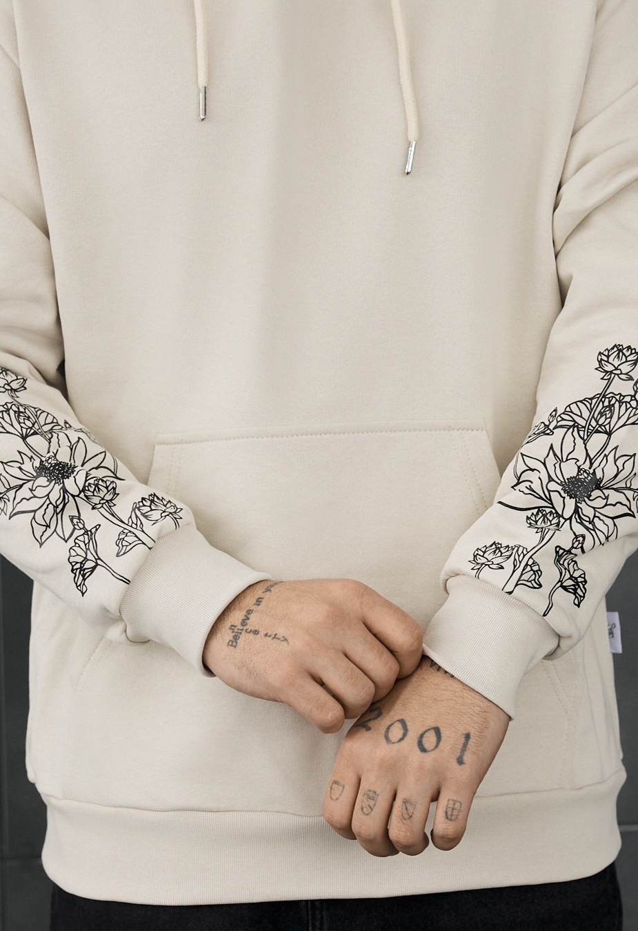 Bluza Staff snake & flowers oversize