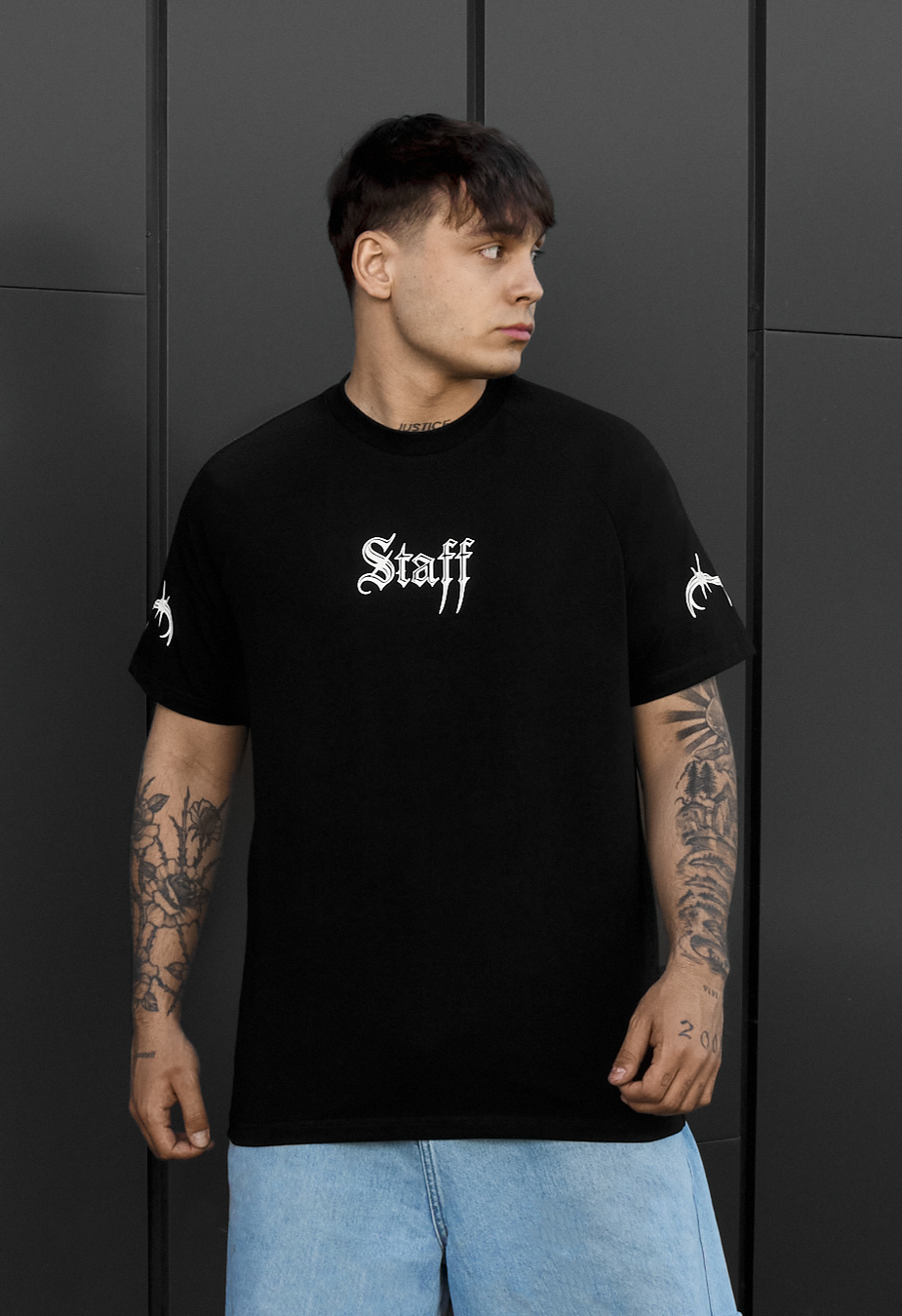Koszulka Staff logo & wire reflective